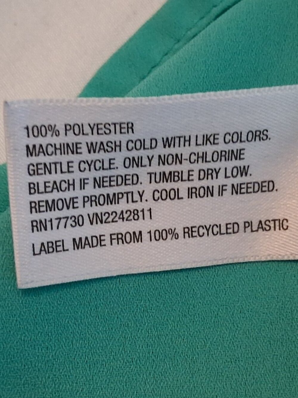 Ava & Viv Women's Casual Blouse | Size XL | Aqua - Picture 4 of 6